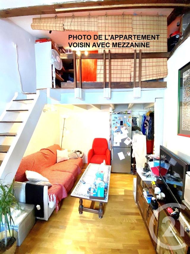 Appartement Studio à vendre - 1 pièce - 17.5 m2 - PARIS - 75020 - ILE-DE-FRANCE - Century 21 Pyrénées