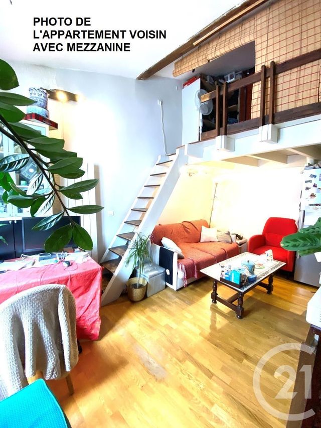 Appartement Studio à vendre - 1 pièce - 17.5 m2 - PARIS - 75020 - ILE-DE-FRANCE - Century 21 Pyrénées