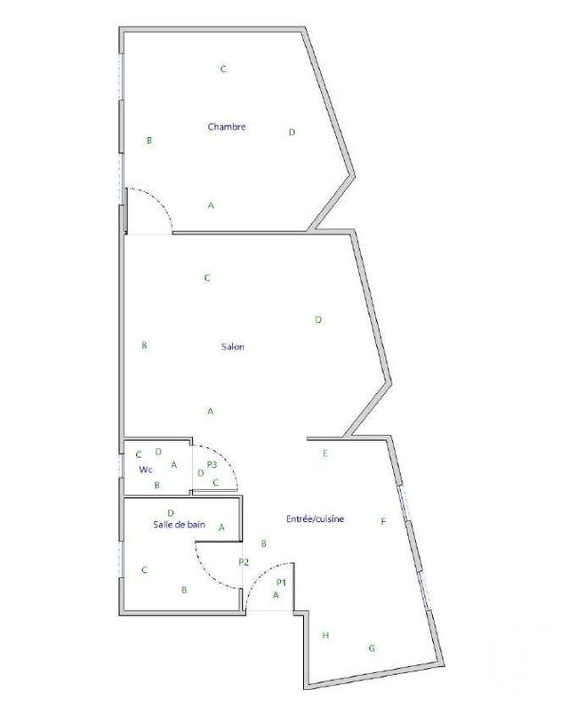 Appartement F2 à vendre - 2 pièces - 43.0 m2 - PARIS - 75020 - ILE-DE-FRANCE - Century 21 Pyrénées