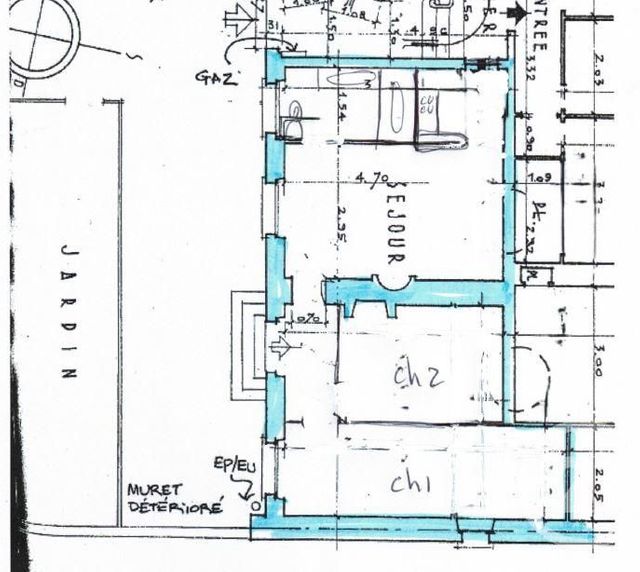 Appartement F3 à vendre - 3 pièces - 46.0 m2 - PARIS - 75020 - ILE-DE-FRANCE - Century 21 Pyrénées