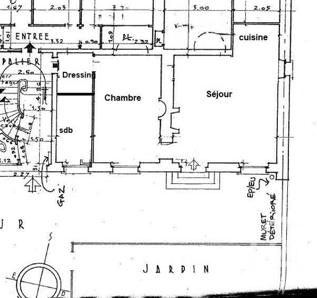 Appartement F3 à vendre - 3 pièces - 46.0 m2 - PARIS - 75020 - ILE-DE-FRANCE - Century 21 Pyrénées