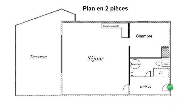 Appartement F1 à vendre - 1 pièce - 34.0 m2 - PARIS - 75019 - ILE-DE-FRANCE - Century 21 Pyrénées