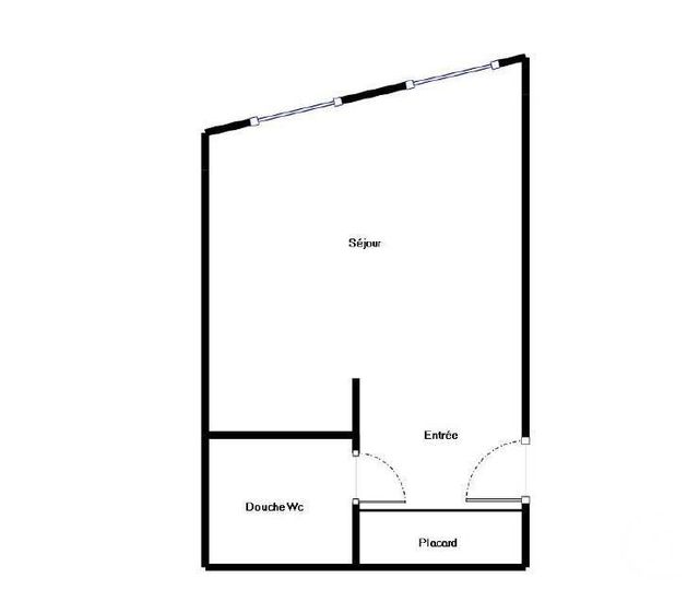 Appartement F1 à vendre - 1 pièce - 20.5 m2 - PARIS - 75019 - ILE-DE-FRANCE - Century 21 Pyrénées