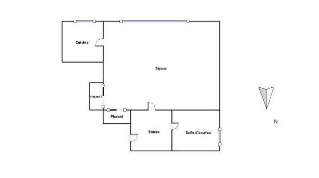Appartement F1 à vendre - 1 pièce - 36.0 m2 - PARIS - 75020 - ILE-DE-FRANCE - Century 21 Pyrénées