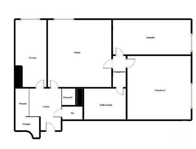 Appartement T3 à vendre - 3 pièces - 51.0 m2 - PARIS - 75020 - ILE-DE-FRANCE - Century 21 Pyrénées