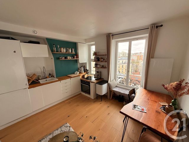 Appartement F2 à louer - 2 pièces - 31.0 m2 - PARIS - 75020 - ILE-DE-FRANCE - Century 21 Pyrénées