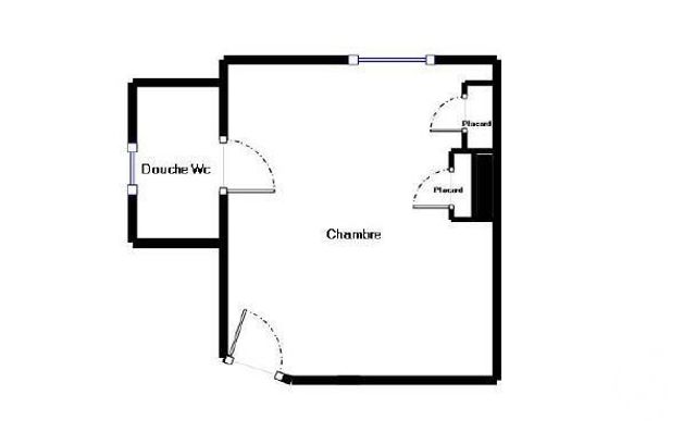 Appartement F1 à louer - 1 pièce - 10.62 m2 - PARIS - 75020 - ILE-DE-FRANCE - Century 21 Pyrénées