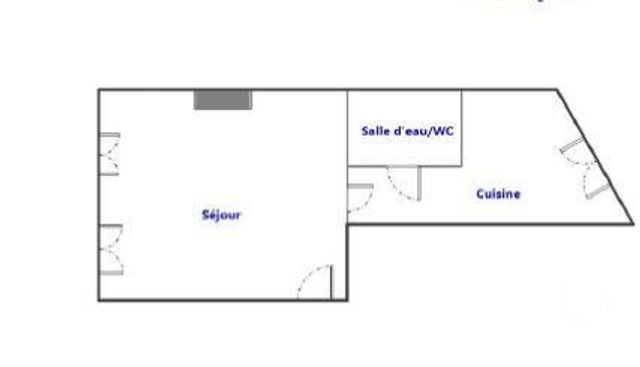 Appartement F1 à vendre - 1 pièce - 27.3 m2 - PARIS - 75020 - ILE-DE-FRANCE - Century 21 Pyrénées